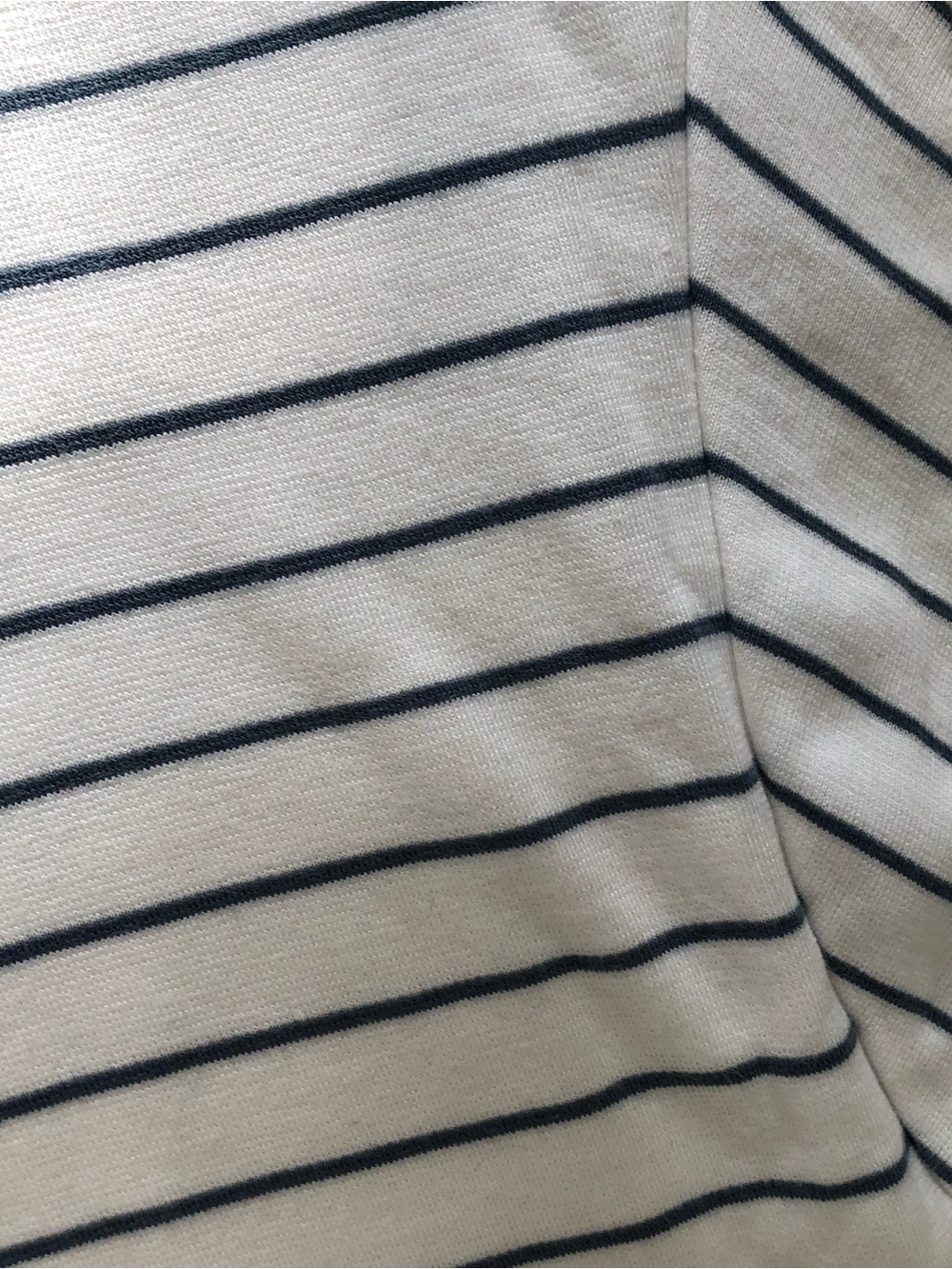 Ann Taylor Ivory and Navy Striped Tie-Waist Mini Dress - Picture 7 of 7